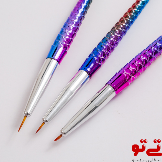 انواع قلم موی طراحی ناخن با نوک نازک و کیفیت خوب