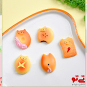 استیکر برجسته بیسکویتی طرح خوک مدل2567