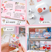 استیکر طرح خرس و خرگوش مدل2485