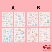 برچسب فانتزی طرح کیوت مدل2406