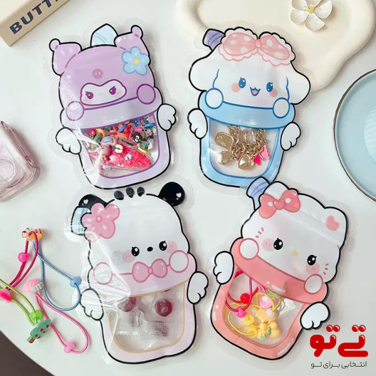 زیپ کیپ پلاستیکی طرح کرومی مدل 2607