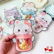 زیپ کیپ پلاستیکی طرح کرومی مدل 2607