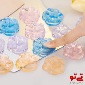 عروسک نرمالو طرح پنجه شفاف مدل2393