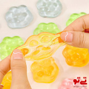 عروسک نرمالو طرح پنجه شفاف مدل2393