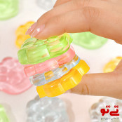 عروسک نرمالو طرح پنجه شفاف مدل2393
