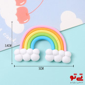 استیکر برجسته طرح رنگین کمان مدل2503
