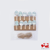 گیره چوبی دایناسور مدل 2424