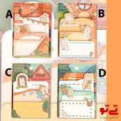 استیک نوت 3 تایی طرح کیوت مدل2471