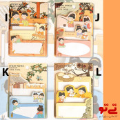 استیک نوت 3 تایی طرح کیوت مدل2471