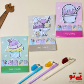 استیک نوت طرح بستنی مدل2366