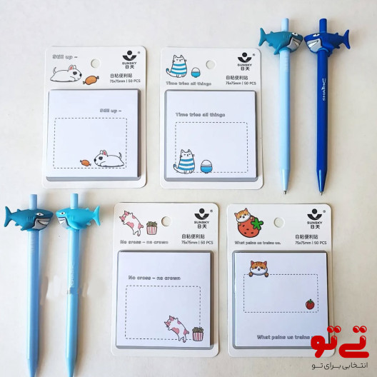 استیک نوت طرح گربه مدل2557