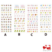 استیکر ورقه ای کیوت مدل2431