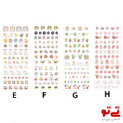 استیکر ورقه ای کیوت مدل2431