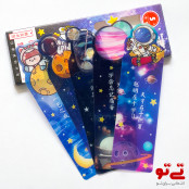 بوک مارک طلقی 5 عددی گلکسی و شازده کوچولو مدل2592