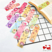 بوک مارک طلقی 5 عددی طرح دختر و میوه مدل2598