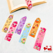 بوک مارک طلقی 5 عددی طرح دختر و میوه مدل2598