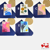 دفتر 50 برگ سیمی مجلد مدل2565