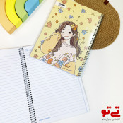 دفتر 60 برگ مجلد انیمه مدل2559
