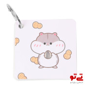 دفترچه حلقه ای طرح همستر مدل2483