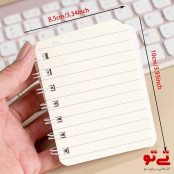 دفترچه سیمی خط دار طرح پاپی مدل2449