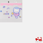 پوشه A4 زیپ دار طرح فضانورد مدل2634