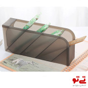 جاقلمی رومیزی شفاف مدل2501