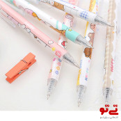 خودکار فشاری طرح دختر و حیوانات کیوت مدل2454