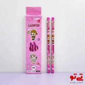 مداد مشکی 12تایی طرح لبوبو مدل2621