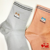 جوراب ساق دار طرح خرگوش مدل2589