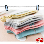 جوراب ساق کوتاه طرح بوم نقاشی مدل2451
