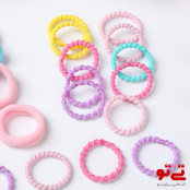 ست کش مو و کلیپس رنگی مدل2444