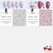 برچسب ناخن طرح بامزه مدل2531