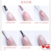 برچسب ناخن طرح بامزه مدل2531