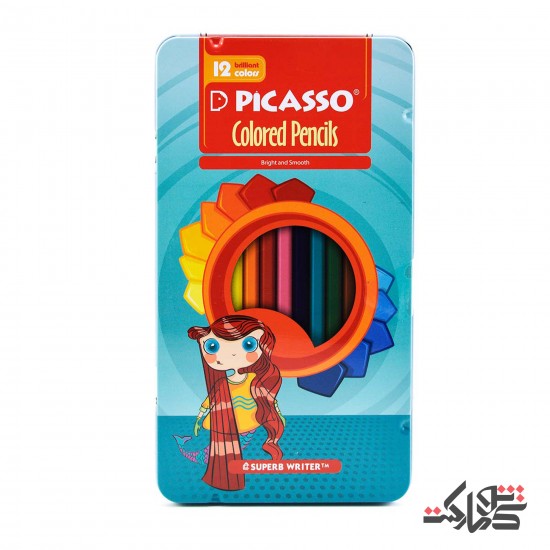 مداد رنگی 12 رنگ PICASSO