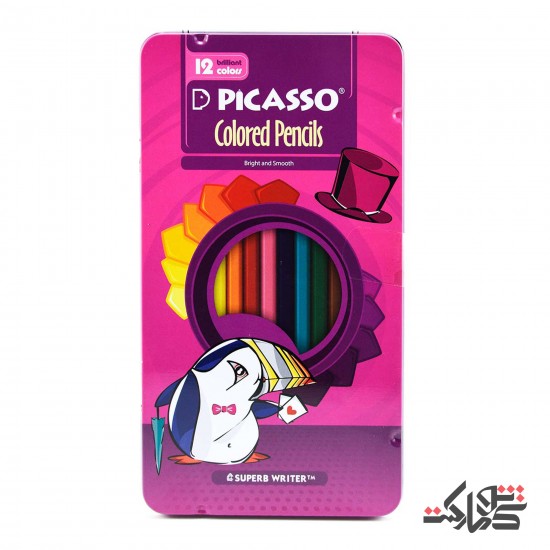 مداد رنگی 12 رنگ PICASSO