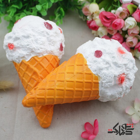 اسکوییشی طرح بستنی قیفی بزرگ